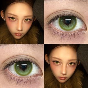 isoraLook美瞳日抛高光定轴版菠菜脑袋打走瞌睡虫显色正品宜hn