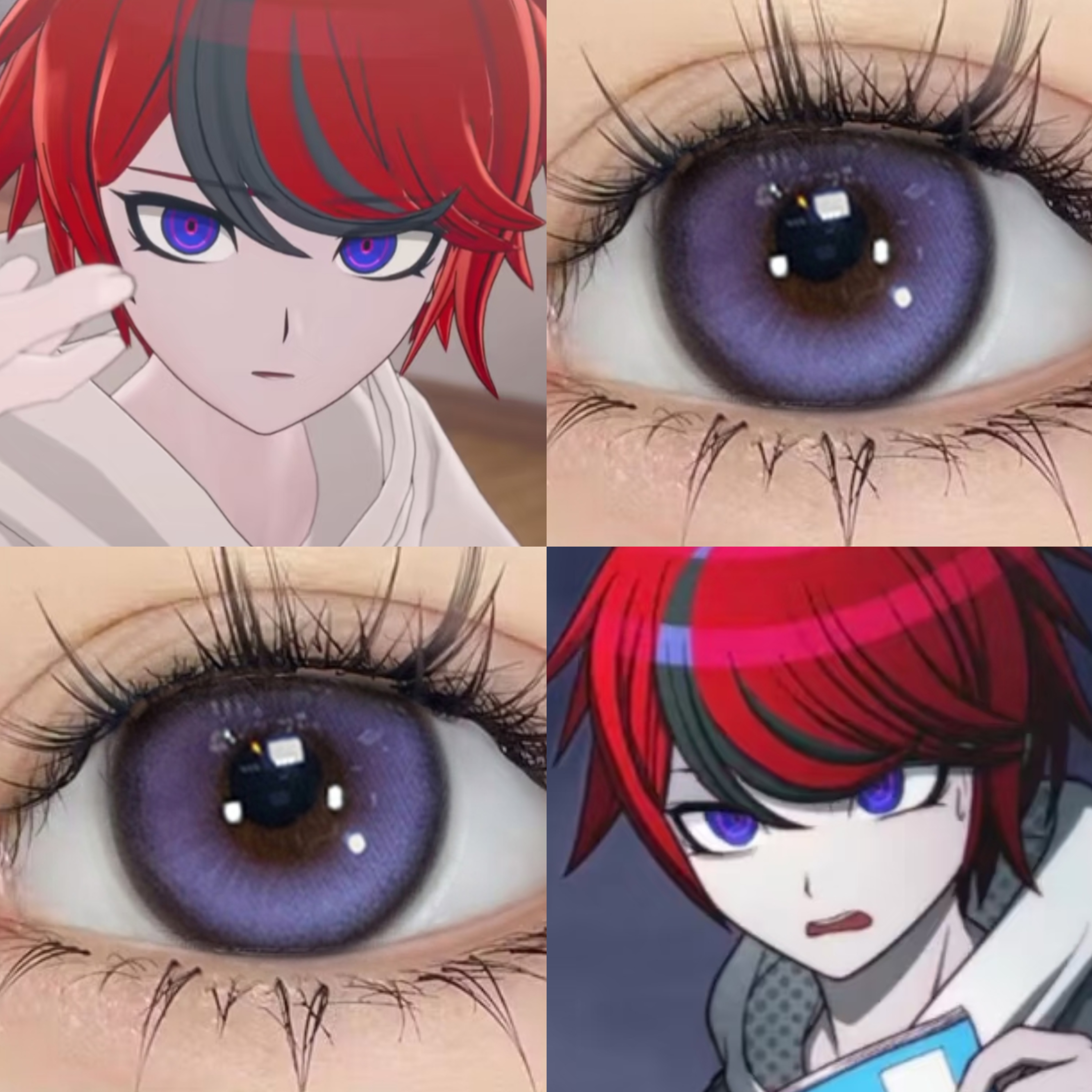 澄野拓海COS美瞳半年抛百日战纪大小直径混血旗舰店漫展混血JYP