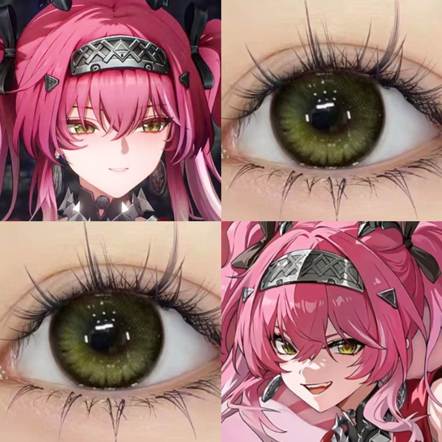 露帕cos美瞳鸣潮半年抛大小直径三明治工艺旗舰店隐形眼镜漫展JYP