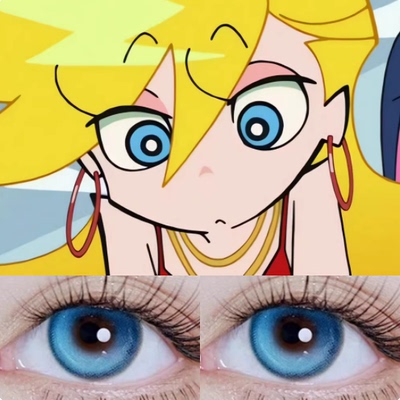 送护理液】吊带袜天使s妹史朵巾p姐潘迪cos美瞳半年抛隐形眼镜6tb