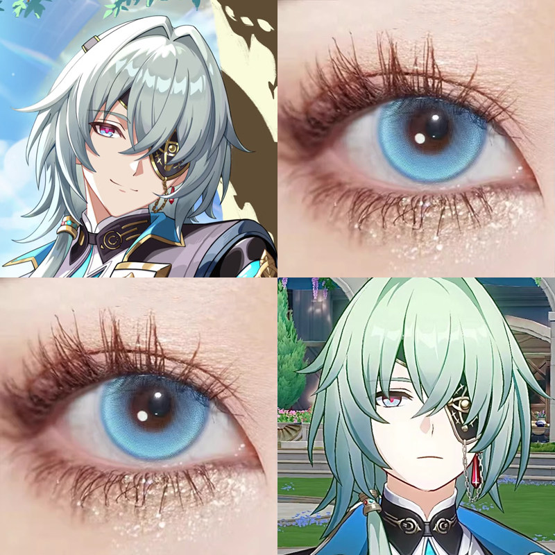 崩坏星穹铁道那刻夏cos美瞳日抛大直径doya碎冰蓝玫瑰隐形眼镜gc,隐形眼镜/护理液,彩色隐形眼镜,淘宝优惠券,粉丝福利购,淘宝优惠卷