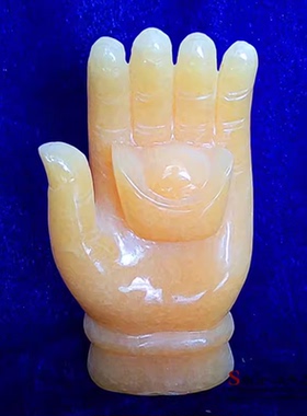 米黄玉办公室摆件玉乡之源天然