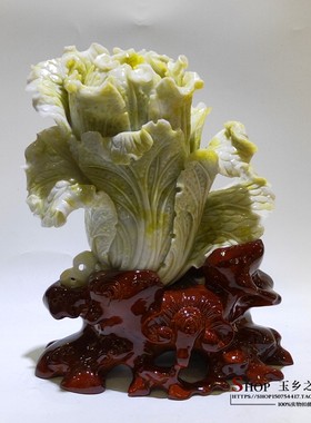 玉石雕刻家居客厅电视柜工艺品