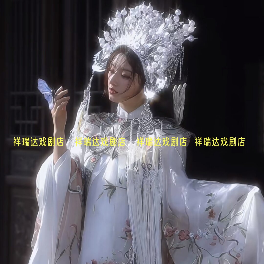 戏曲凤冠霞帔中式婚礼古装蝴蝶