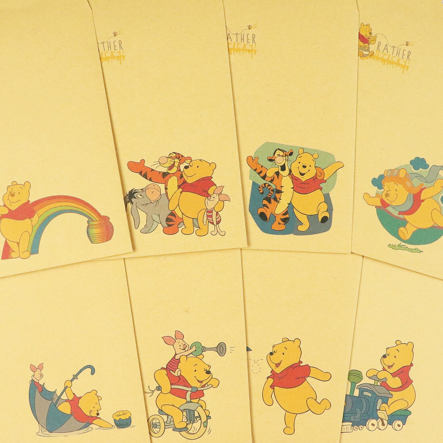 创意可爱小熊信封信纸套装 简约牛皮纸小清新信笺稿纸可定制包邮