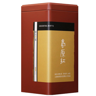 格香高原古树红 云南凤庆滇红茶松针功夫红茶蜜香200克*2罐礼盒装