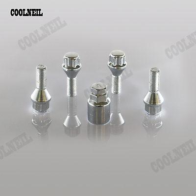 4螺杆+1套筒M12X1.5车轮