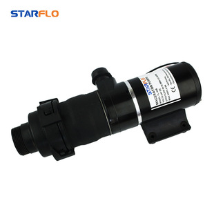 24V便携式 家用电动捣碎排污泵12V 污水泵游艇房车自吸污水粪便泵