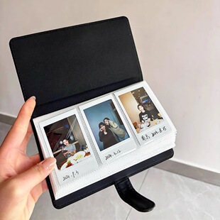 拍立得相册收纳本收纳册卡册3寸适用富士mini12大容量照片纪念册