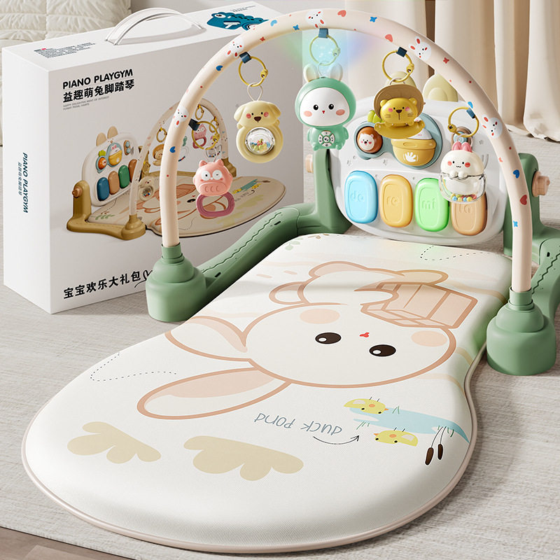 婴儿玩具脚踏钢琴健身架器新生幼儿宝宝0-1岁6月益智音乐早教礼物