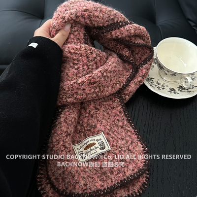 秋冬诗意~BACKNOW氛围感围巾加厚