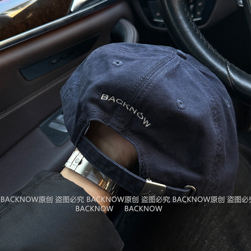 星座系列BACKNOW新款水洗棒球帽