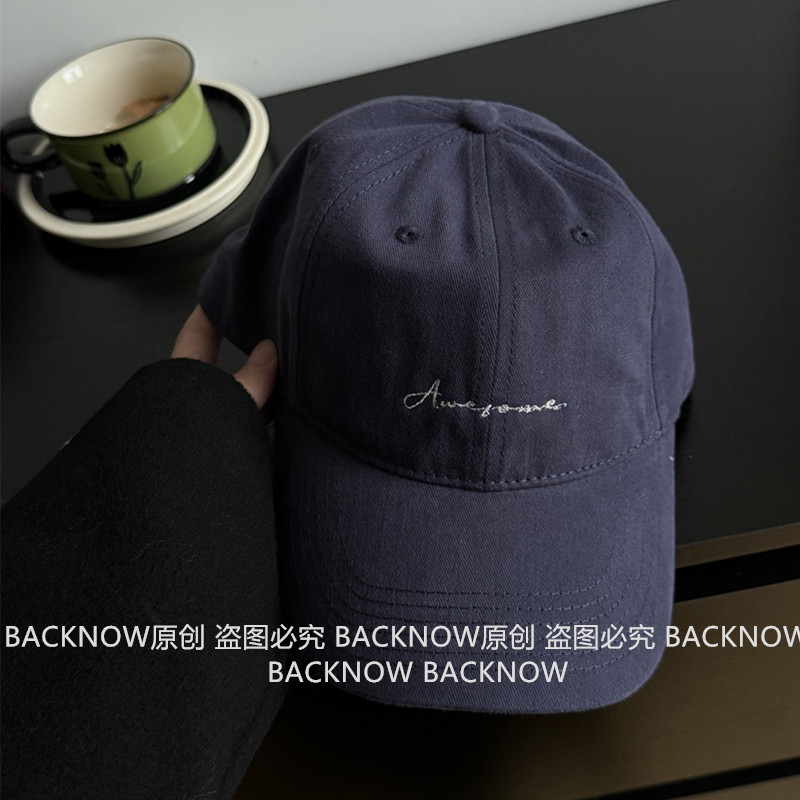 大脸显脸小大头围棒球帽BACKNOW图片