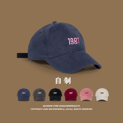 BACKNOW自制1987棒球帽男女四季