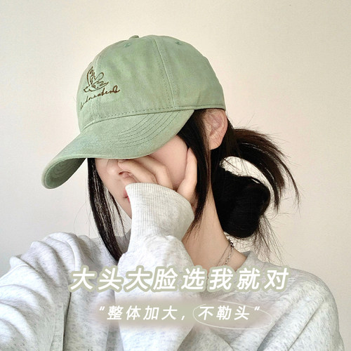 BACKNOW自制复古字母刺绣棒球帽