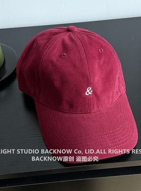BACKNOW原创设计纯棉软顶棒球帽