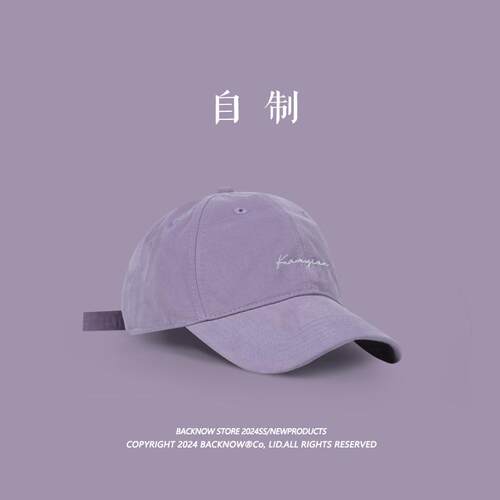 BACKNOW原创！大头日系磨毛帽子