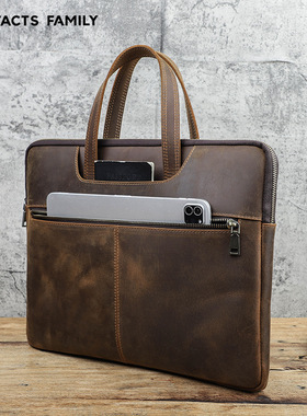 适用苹果Macbook pro 16inch leather case Notebook Cover Bag