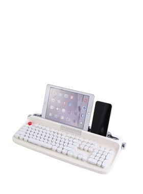 Bluetooth Typewriter Keyboard 108 Keys Wireless蓝牙无线键盘