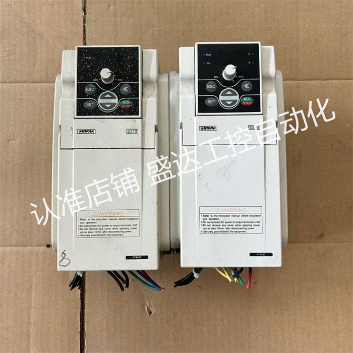 二手SunFar四方变频器E310/E300-2S0015L0.75/2.2/3.7/4KW380包好