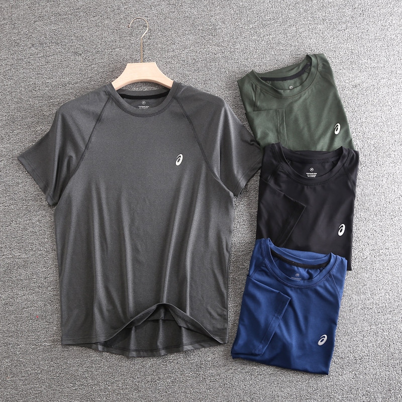 轻薄透气运动速干短袖T恤男士
