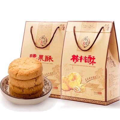 凤凰人家唐山特产核桃酥400g糕点