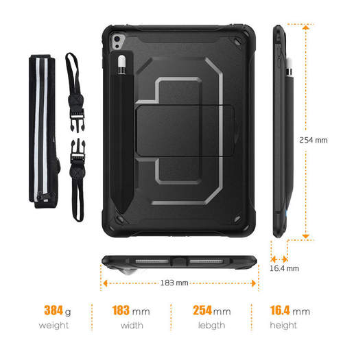 iPad6 air2硅胶套Pro保护壳A1566A1567A1673A1674防摔全包外壳