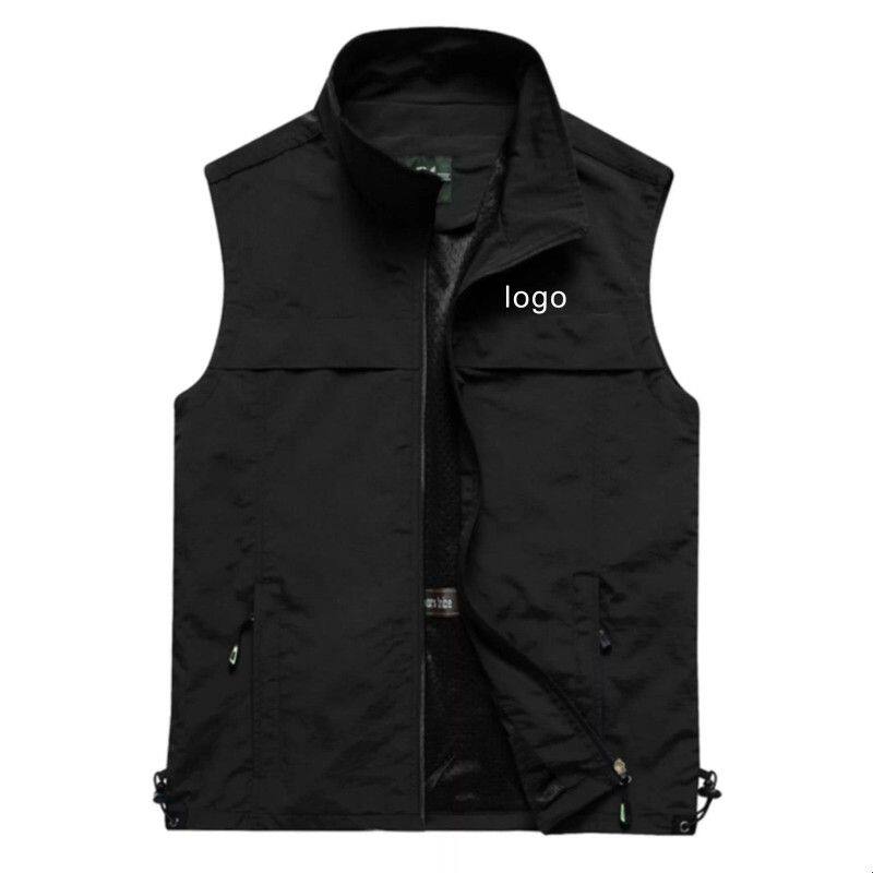 马甲定制印logo夏季高端企业公司团队广告背心工作服坎肩印字马夹