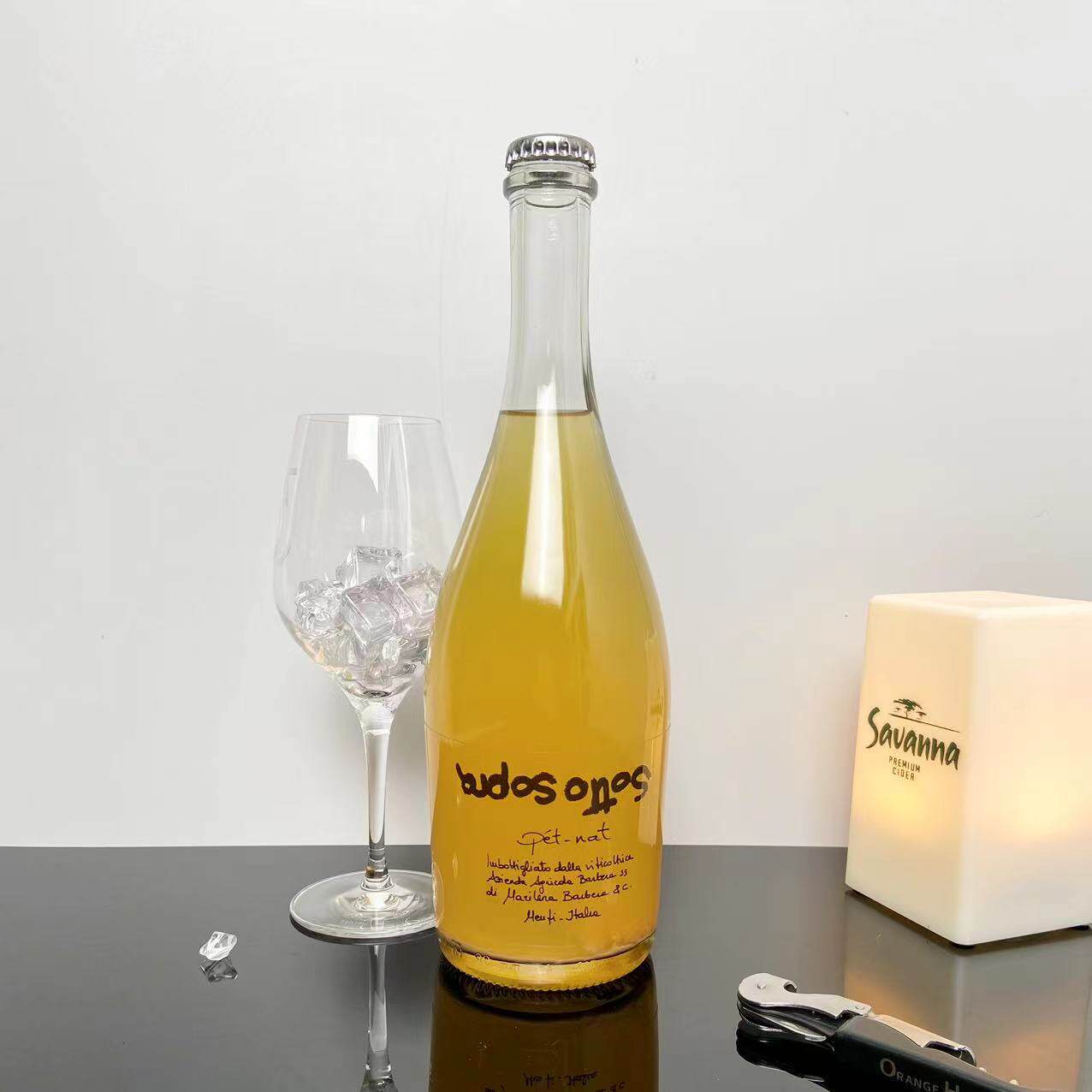 自然酒巴贝酒庄"颠覆"起泡cantine barbera sottosopra白葡萄酒