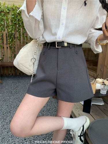 Костюм, шорты, штаны, высокая талия, свободный крой, А-силуэт