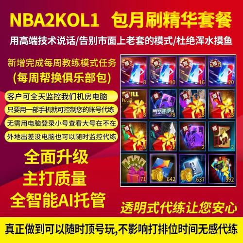 nba2konline1 nba2kol球员精华套餐 包月 球星精华 金币 活跃度