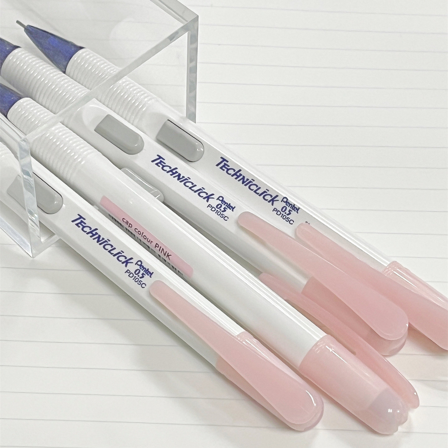 撞色限定日本pentel派通自动铅笔小学生专用不易断芯活动铅笔0.