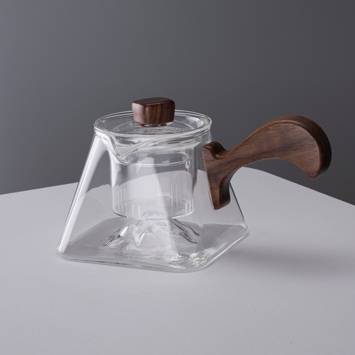 侧把玻璃茶壶小青柑冲泡器专用