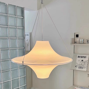 简约现代飞碟吊灯餐厅卧室书房灯具亚克力灯罩高级感设计师款