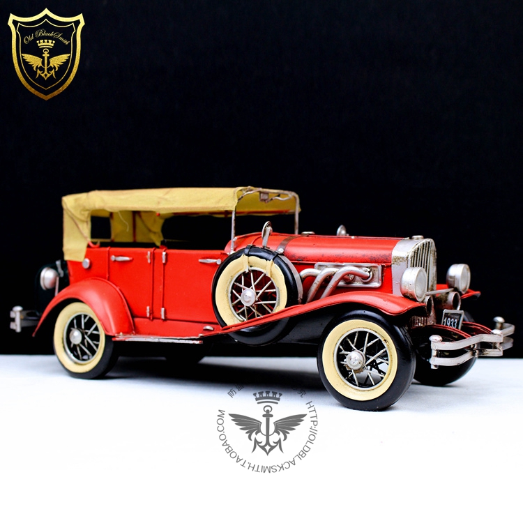 老爷车仿真礼物复古装饰品模型