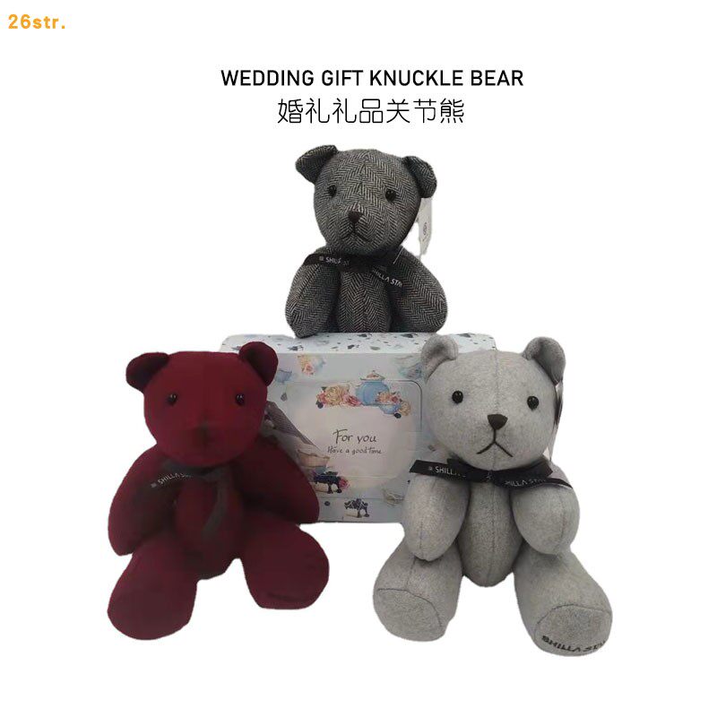 熊熊巧克力关节熊关节可自由活动