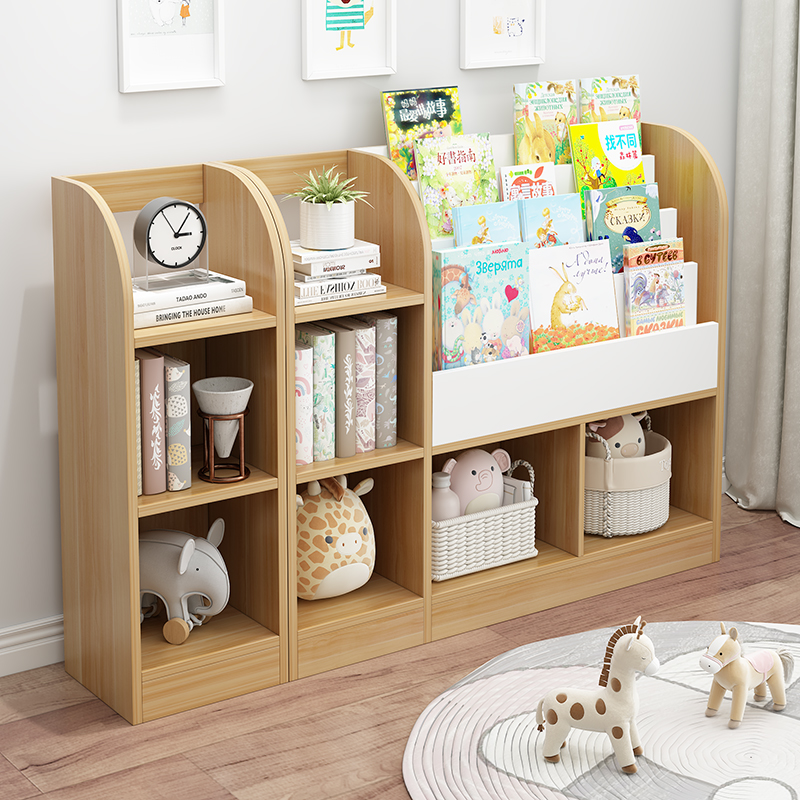 儿童书架绘本架玩具收纳架
