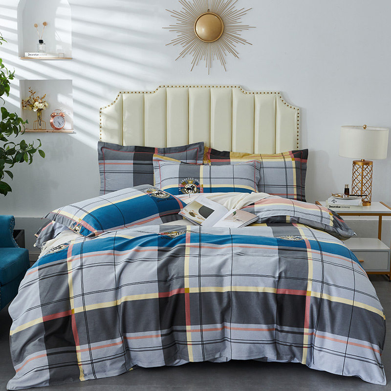 家纺全棉加厚被套单件 100%纯棉磨毛双人被罩女150x200x230cm冬季