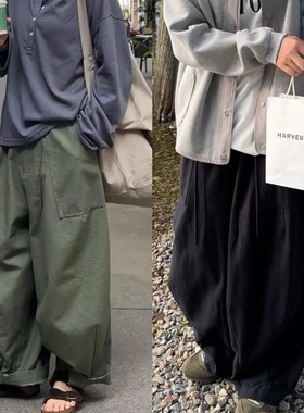 iamstudio 日系潮感梨形身材气球裤 全员自留款 新增黑色