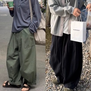 iamstudio 日系潮感梨形身材气球裤 全员自留款 新增黑色