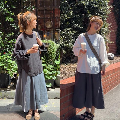 iamstudio 高品质天丝羊毛醋酸面料 3609日系圆领兜兜长袖衬衫