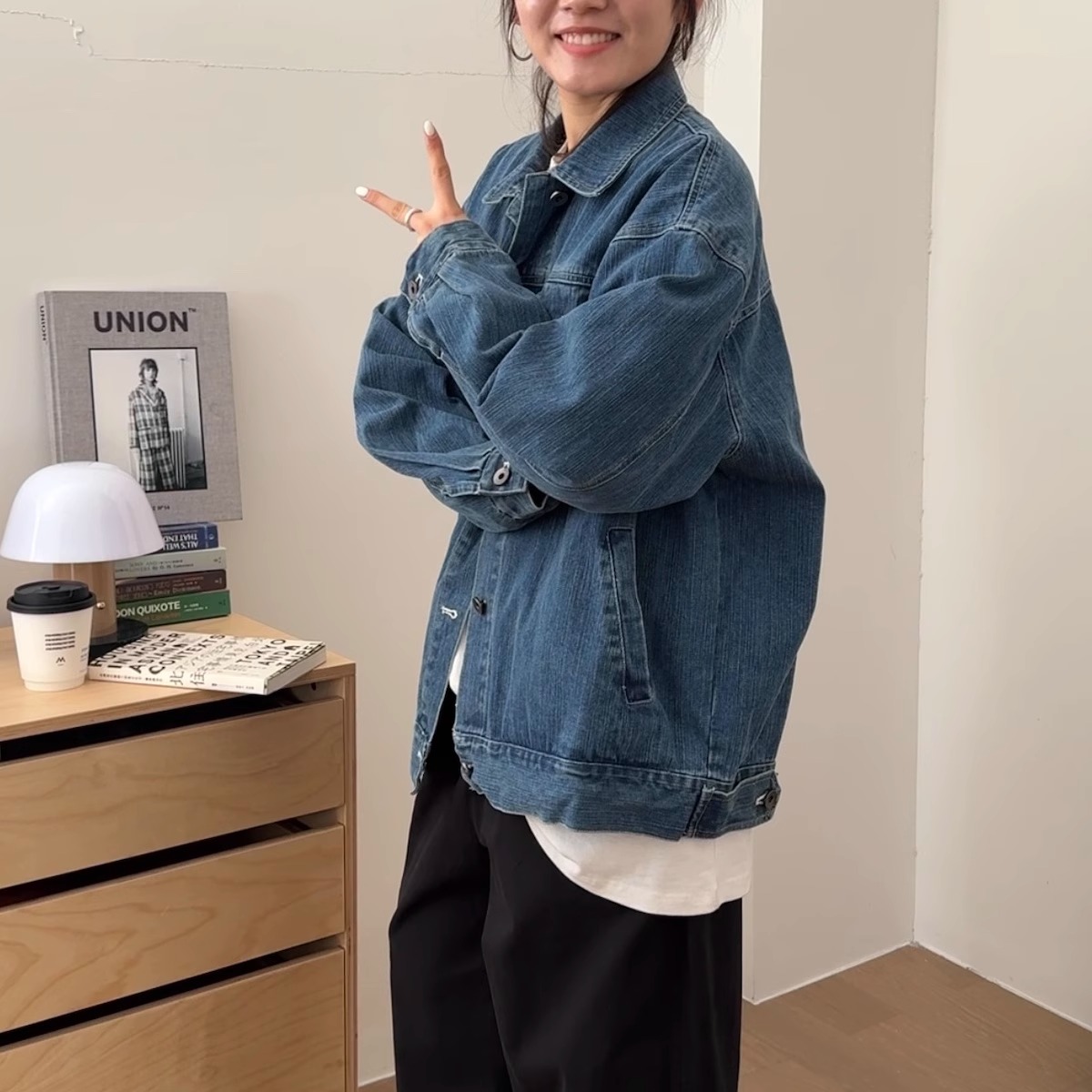 iamstudio 2113秋款 宽松柔软牛仔外套 基础百搭性价比很高