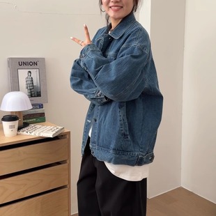 iamstudio 基础百搭性价比很高 2113早春新品 宽松柔软牛仔外套