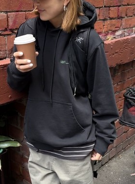 iamstudio 毒家定制2640高品质iam星人绿色小刺绣连帽卫衣