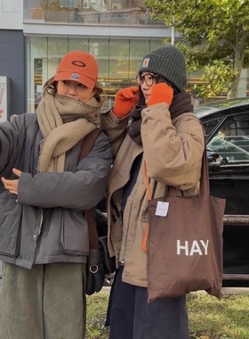 iamstudio 安心绒 巴恩风工装风短款羽绒服 灯芯绒防风领3990