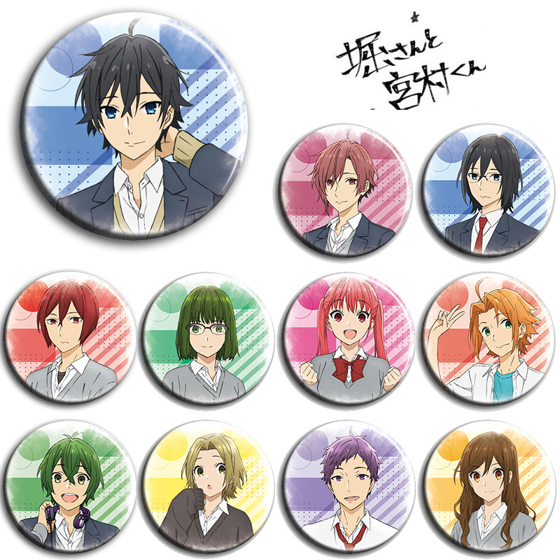 堀与宫村 动漫徽章58mm胸章别针二次元周边吧唧定制海报挂件画C款,模玩/动漫/周边/娃圈三坑/桌游,动漫徽章/立牌,淘宝优惠券,粉丝福利购,淘宝优惠卷