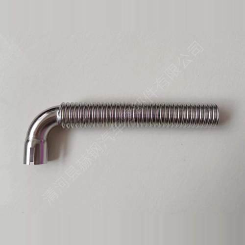 柴暖加热器发电机发动机废气排气管弯头接头不锈钢波纹排烟管加长