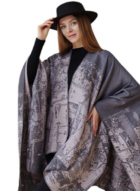 Retro Graffiti Classic Warm Office Air Conditioning Shawl N