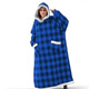 Lazy Clothes Coat Flannel Blanket Hooded