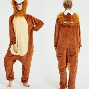 adult flannel dinosaur New and jumpsuit male femal animal